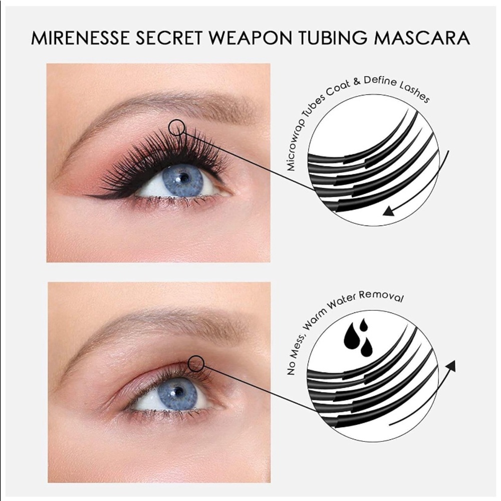 🎉2!!🎉Mirenesse Secret Weapon iCurl 24hr Mascaras
